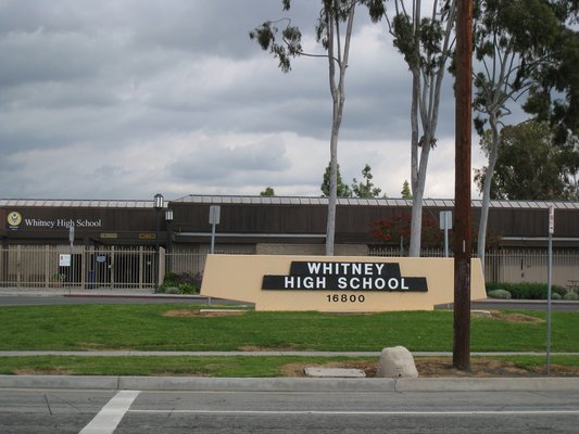 Whitney High School in Cerritos ranks 19th in nation in new report - ABC7  Los Angeles